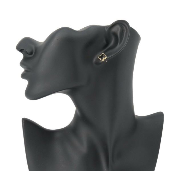 ヴァンクリーフ&アーペル ピアス スウィート アルハンブラ ピアス オニキス K18YGイエローゴールド VCARA44900 ジュエリー