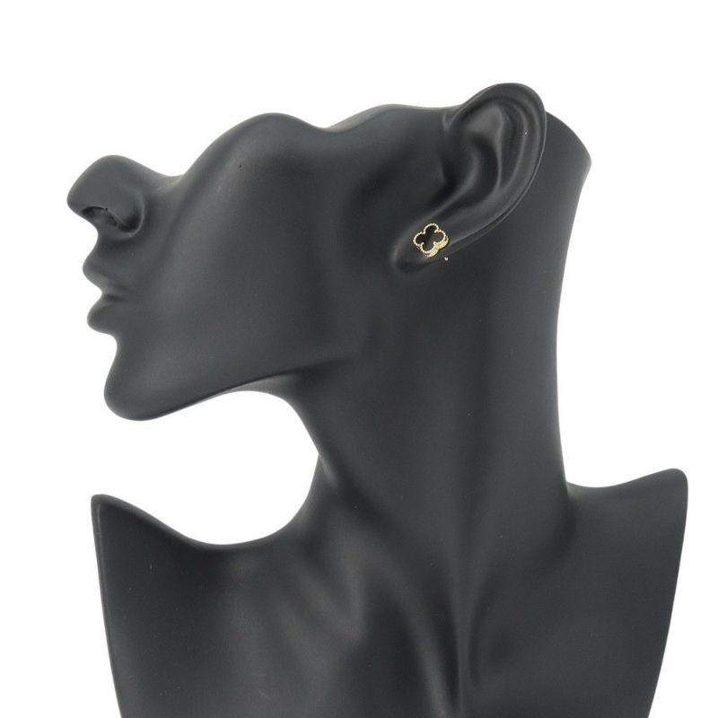 ヴァンクリーフ&アーペル ピアス スウィート アルハンブラ ピアス オニキス K18YGイエローゴールド VCARA44900 ジュエリー