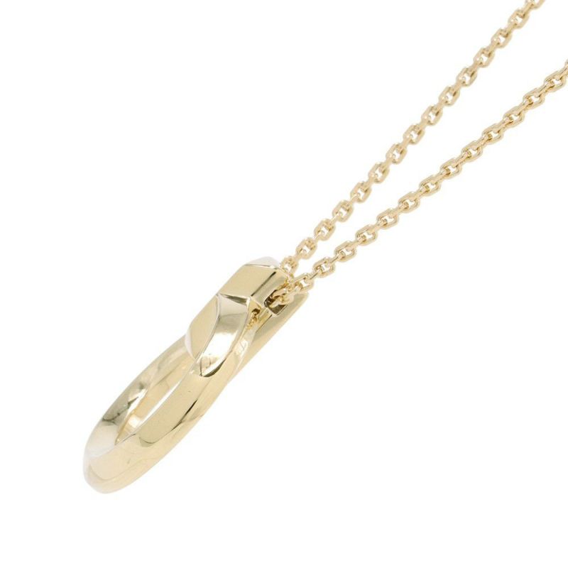 ティファニー ネックレス Tワン サークル K18YGイエローゴールド Tiffany&Co. ジュエリー