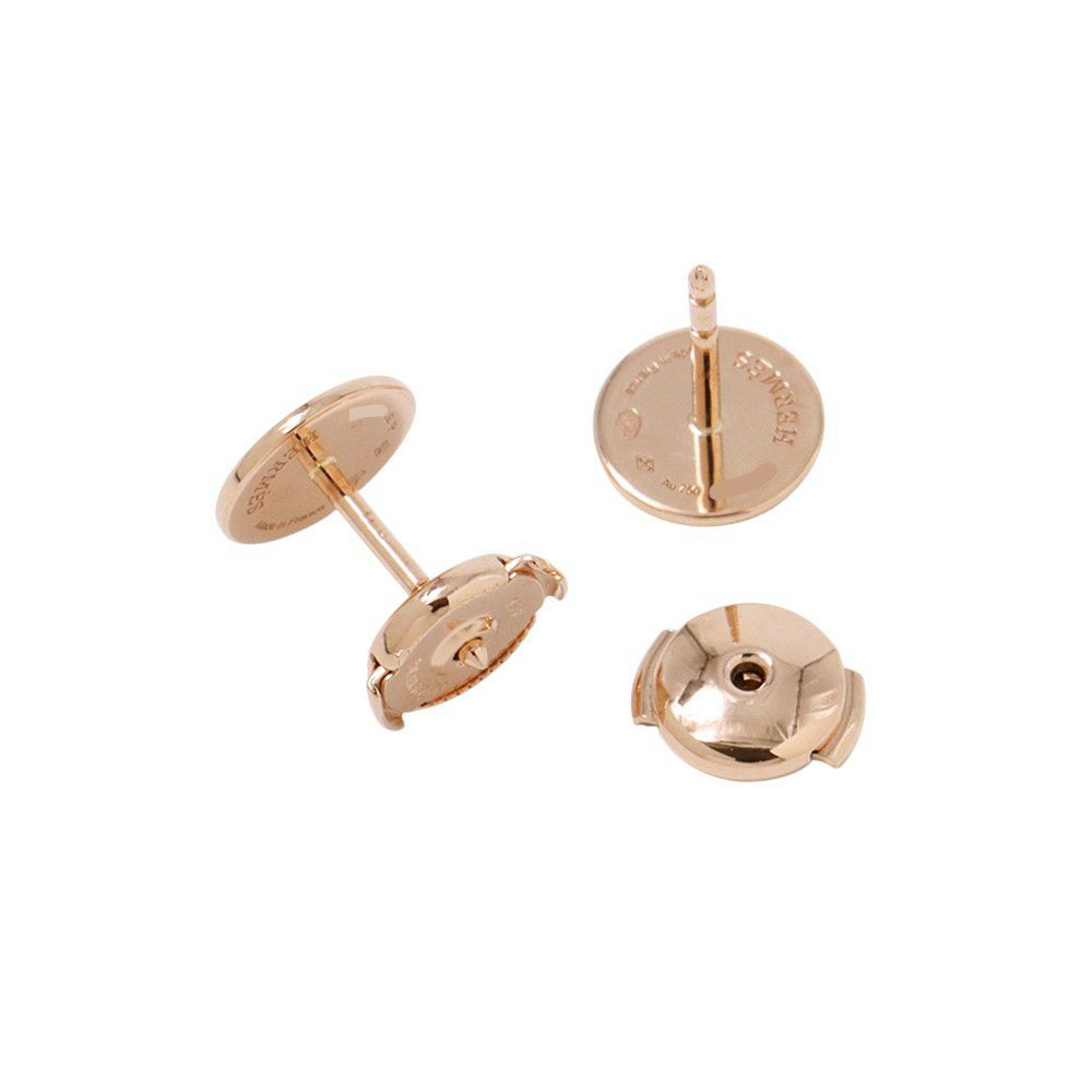 エルメス ピアス エクスリブリス Earrings K18PGピンクゴールド HERMES ジュエリー