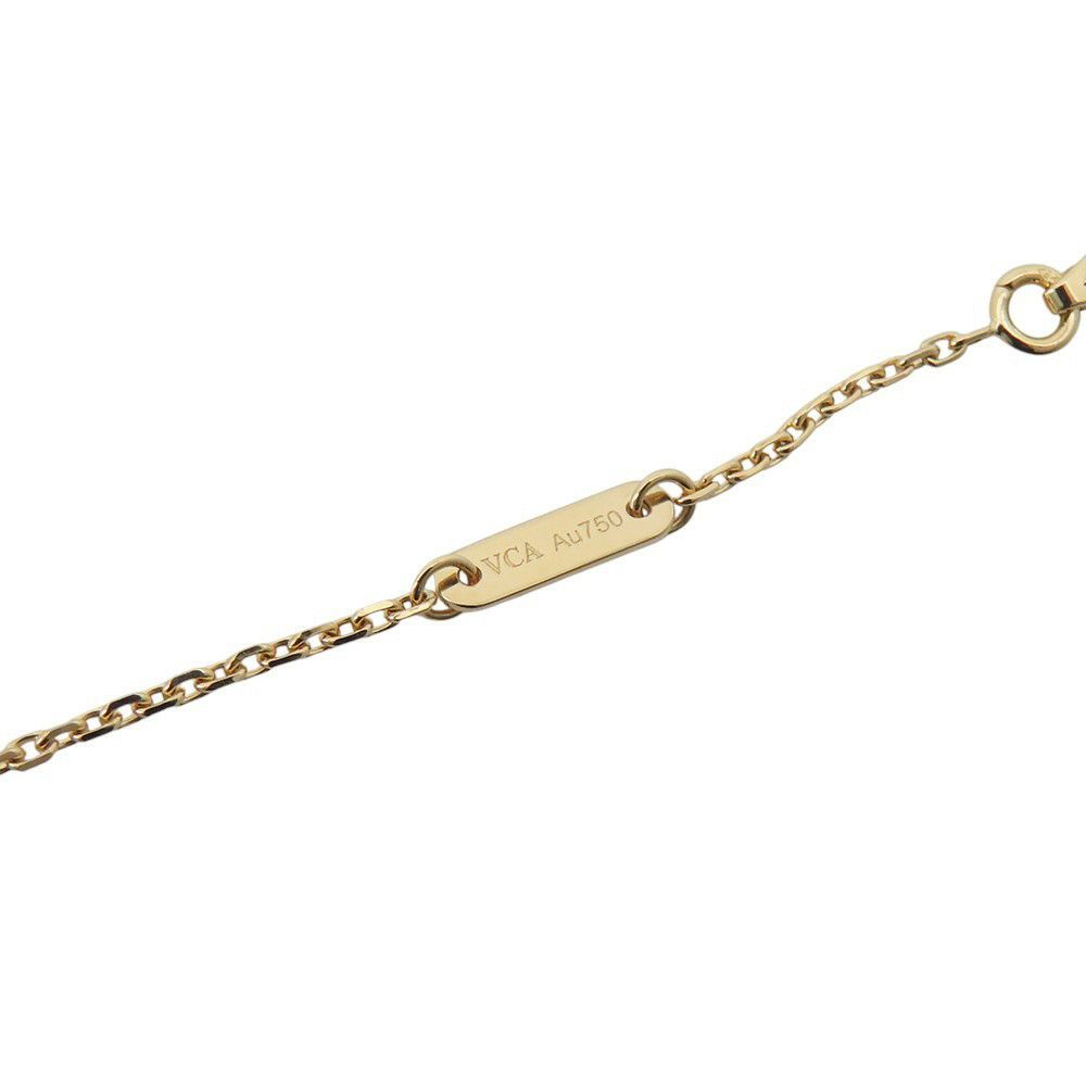 ヴァンクリーフ&アーペル ネックレス フリヴォル ペンダント ミニモデル エメラルド 1P 0.04ct K18YGイエローゴールド VCARP7SB00