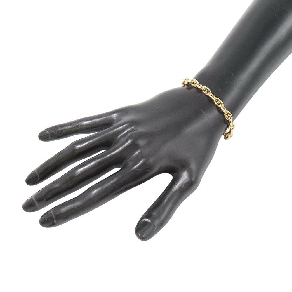 エルメス ブレスレット シェーヌダンクルTPM 24コマ K18YGイエローゴールド HERMES ジュエリー
