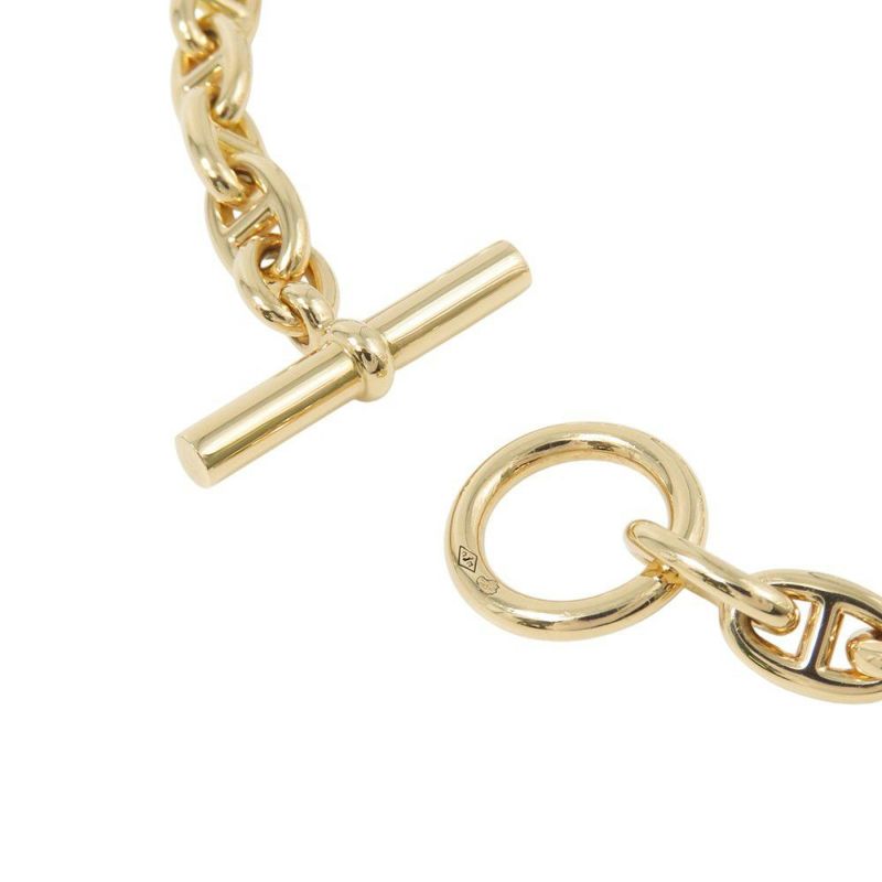 エルメス ブレスレット シェーヌダンクルTPM 24コマ K18YGイエローゴールド HERMES ジュエリー