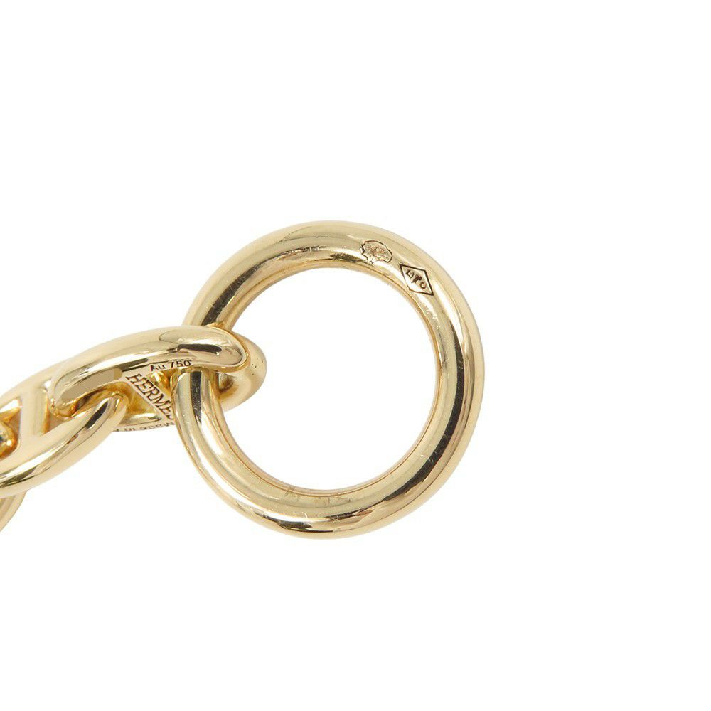 エルメス ブレスレット シェーヌダンクルTPM 24コマ K18YGイエローゴールド HERMES ジュエリー