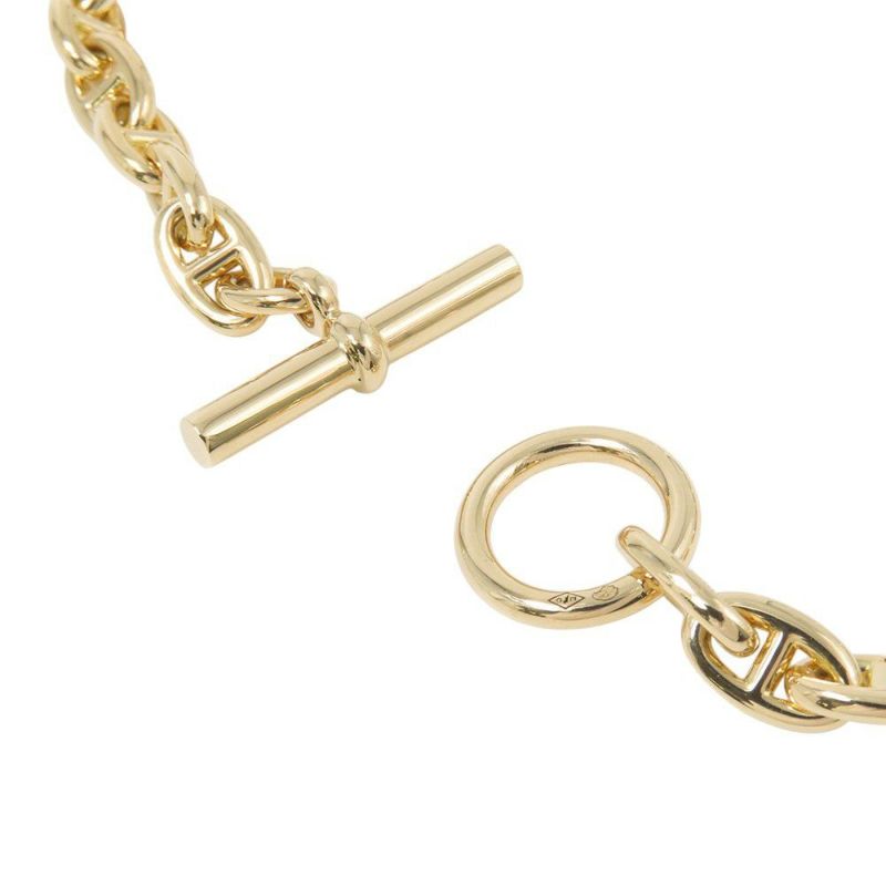 エルメス ブレスレット シェーヌダンクルTPM 28コマ K18YGイエローゴールド HERMES ジュエリー