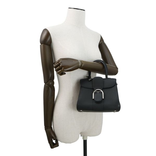デルヴォー ハンドバッグ ブリヨン ミニ カーフレザー AA0406AAU099ZPA Delvaux 2way 黒 デルボー