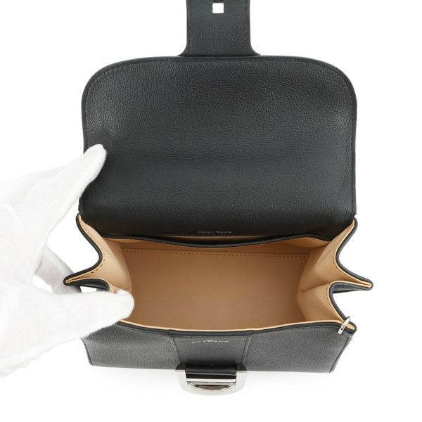 デルヴォー ハンドバッグ ブリヨン ミニ カーフレザー AA0406AAU099ZPA Delvaux 2way 黒 デルボー