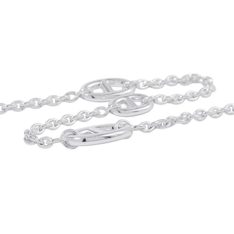 エルメス ネックレス シェーヌダンクル ファランドール SV925シルバー サイズ80 HERMES ジュエリー