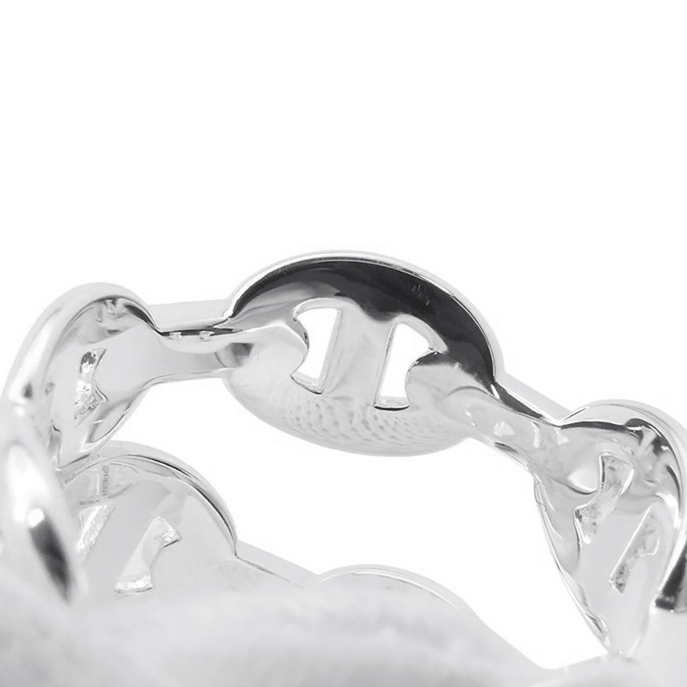 エルメス リング ダブル アンシェネ PM Enchainee SV925シルバー リングサイズ55 HERMES ジュエリー