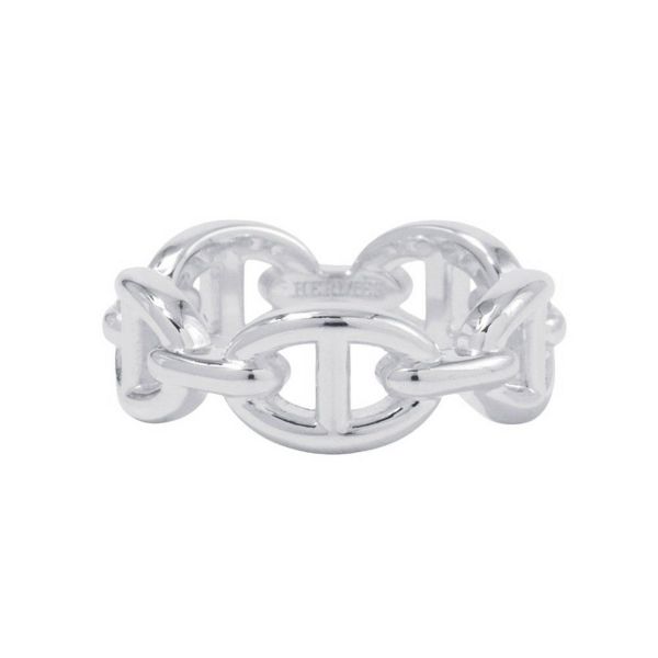 エルメス リング シェーヌダンクル アンシェネPM Enchainee SV925シルバー リングサイズ53 HERMES ジュエリー