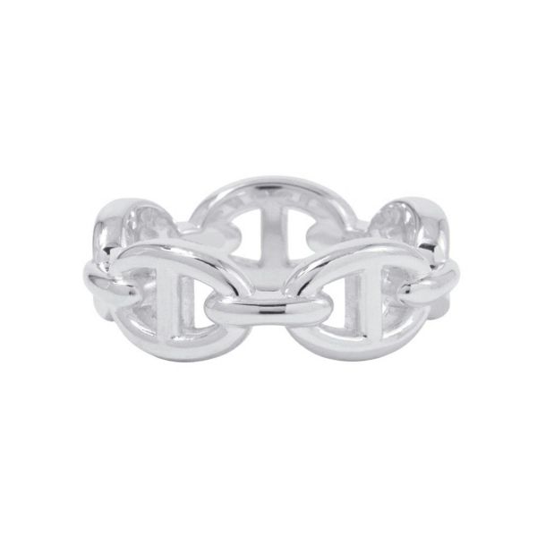 エルメス リング シェーヌダンクル アンシェネPM Enchainee SV925シルバー リングサイズ53 HERMES ジュエリー