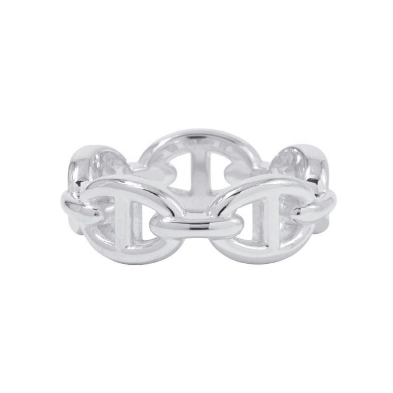 エルメス リング シェーヌダンクル アンシェネPM Enchainee SV925シルバー リングサイズ53 HERMES ジュエリー