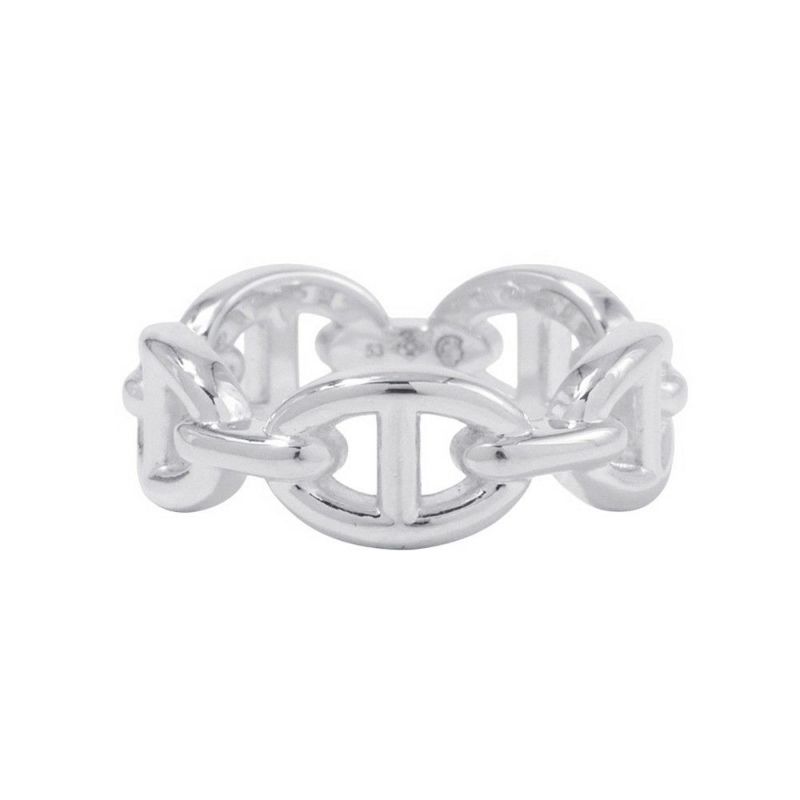 エルメス リング シェーヌダンクル アンシェネPM Enchainee SV925シルバー リングサイズ53 HERMES ジュエリー