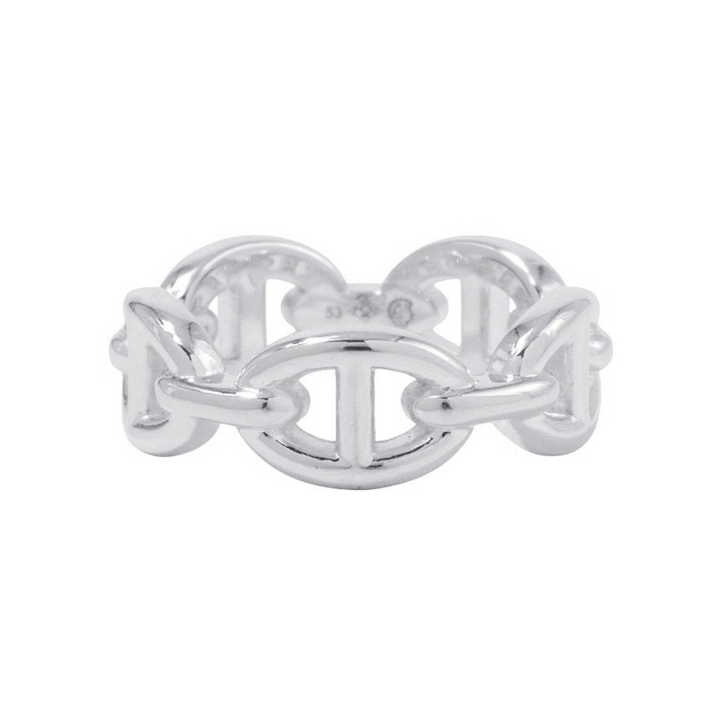 エルメス リング シェーヌダンクル アンシェネPM Enchainee SV925シルバー リングサイズ53 HERMES ジュエリー