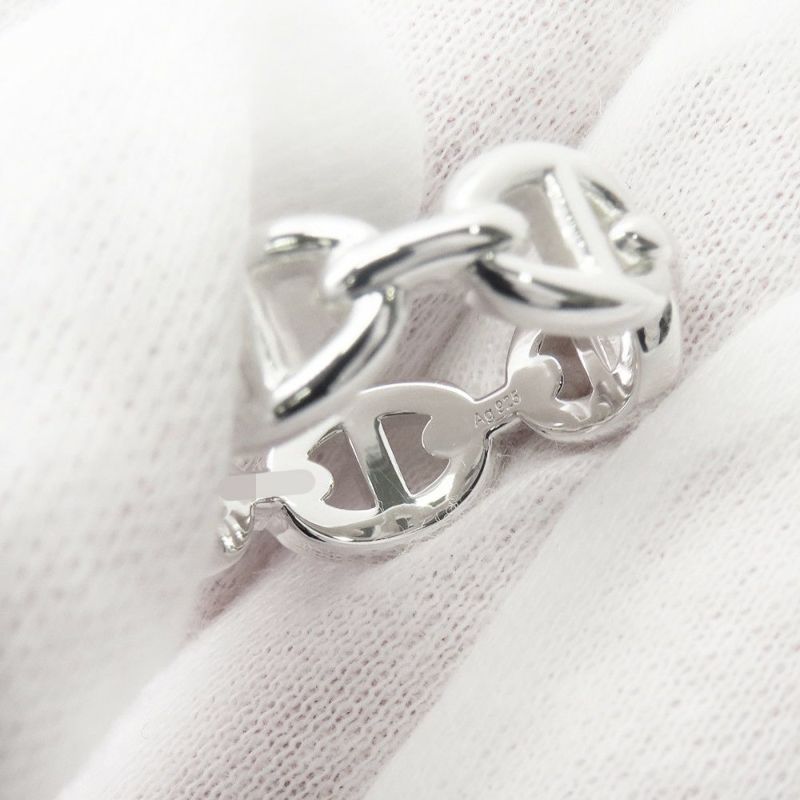 エルメス リング シェーヌダンクル アンシェネPM Enchainee SV925シルバー リングサイズ53 HERMES ジュエリー