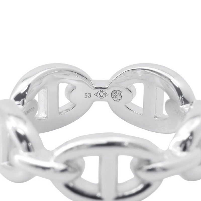 エルメス リング シェーヌダンクル アンシェネPM Enchainee SV925シルバー リングサイズ53 HERMES ジュエリー