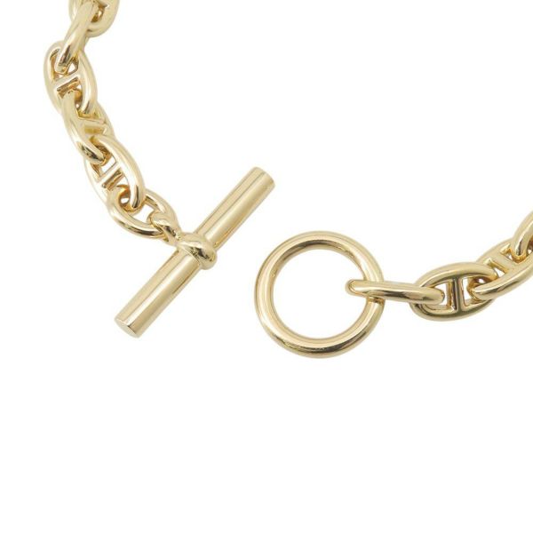 エルメス ブレスレット シェーヌダンクルTPM 26コマ K18YGイエローゴールド HERMES ジュエリー