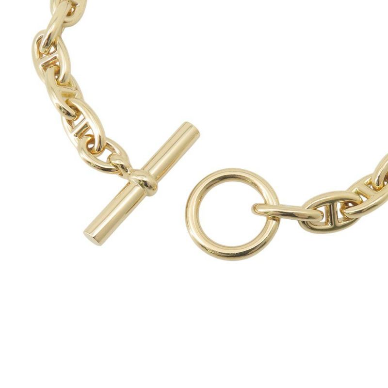 エルメス ブレスレット シェーヌダンクルTPM 26コマ K18YGイエローゴールド HERMES ジュエリー