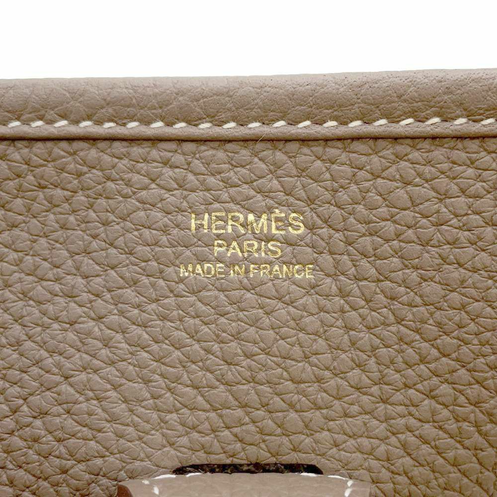 エルメス ショルダーバッグ エブリン3 PM エトゥープ/ゴールド金具 トリヨンクレマンス Y刻印