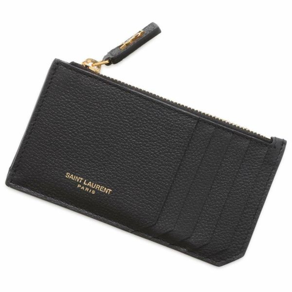 サンローランパリ カードケース フラグメントケース レザー 607926 SAINT LAURENT PARIS コインケース 小銭入れ