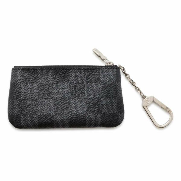 ルイヴィトン コインケース ダミエ・グラフィット ポシェット・クレ N60155 LOUIS VUITTON 黒