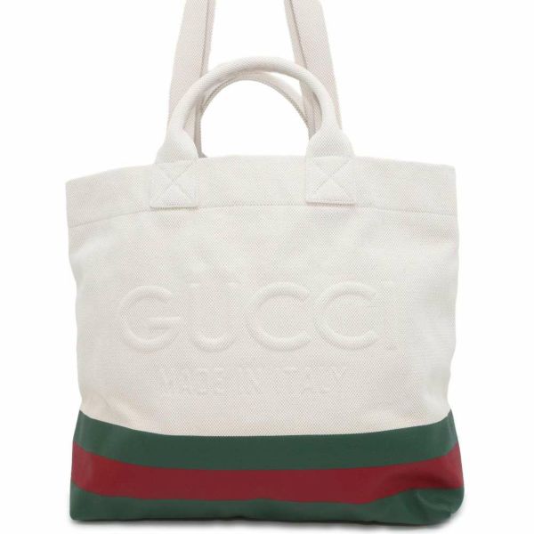 グッチ トートバッグ エンボス ディテール付き ウェブ キャンバス 782741 GUCCI 2wayショルダーバッグ