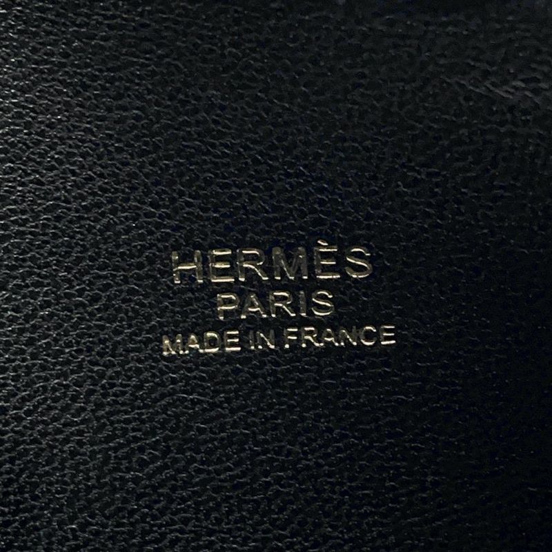 エルメス ハンドバッグ ボリード27 ブラック/ゴールド金具 エプソン C刻印 2wayショルダー 黒