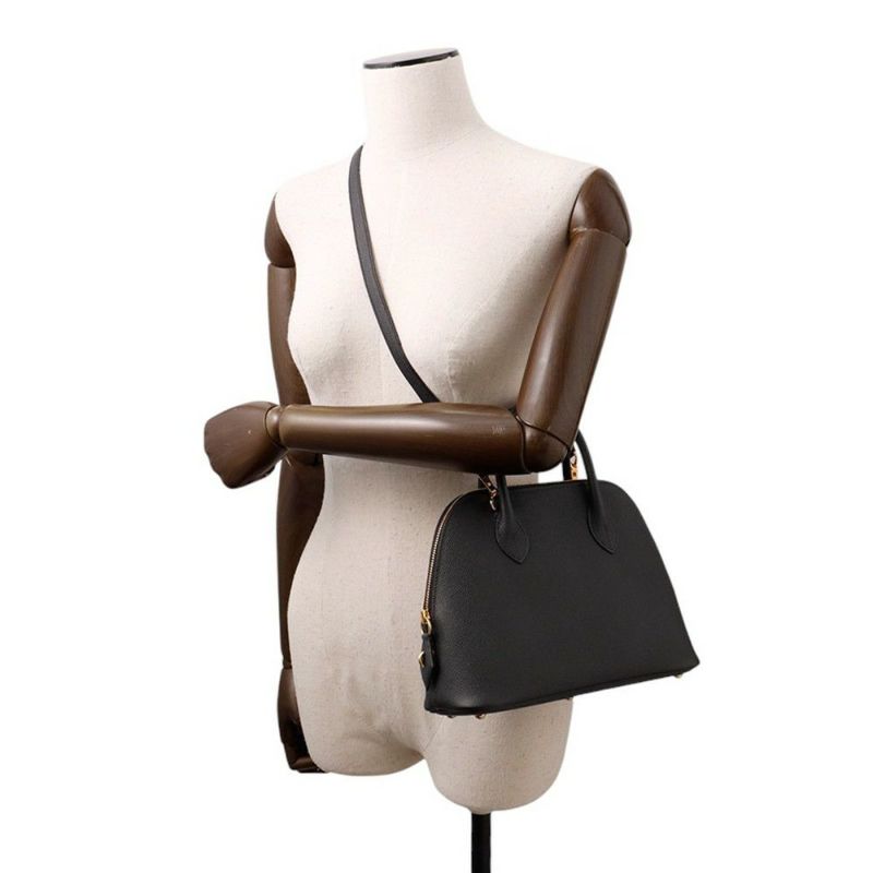 エルメス ボリード1923 25 ブラック/ゴールド金具 エプソン W刻印 2wayショルダー 黒