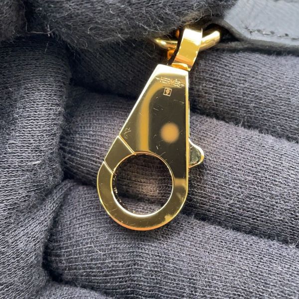 エルメス ボリード1923 25 ブラック/ゴールド金具 エプソン W刻印 2wayショルダー 黒