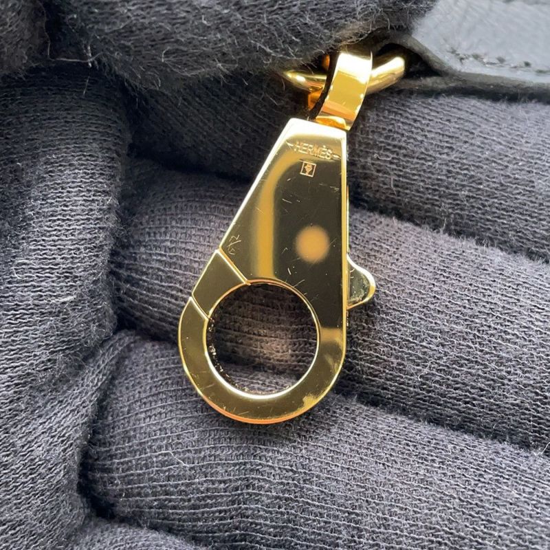 エルメス ボリード1923 25 ブラック/ゴールド金具 エプソン W刻印 2wayショルダー 黒