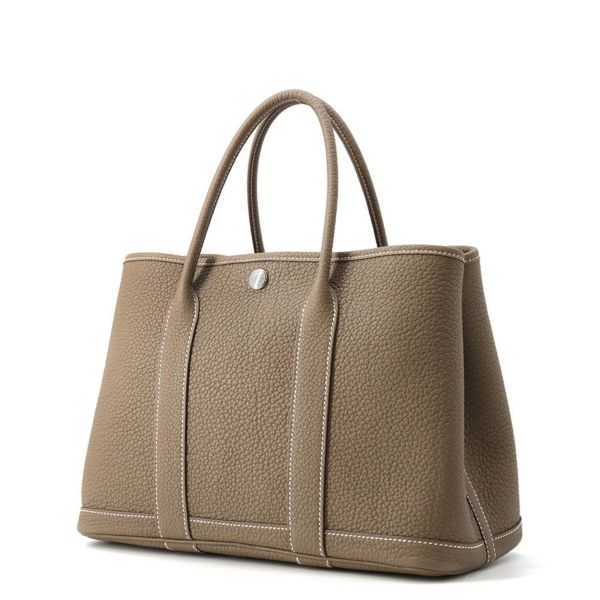 エルメス トートバッグ ガーデンパーティTPM エトゥープ/シルバー金具 ネゴンダ U刻印