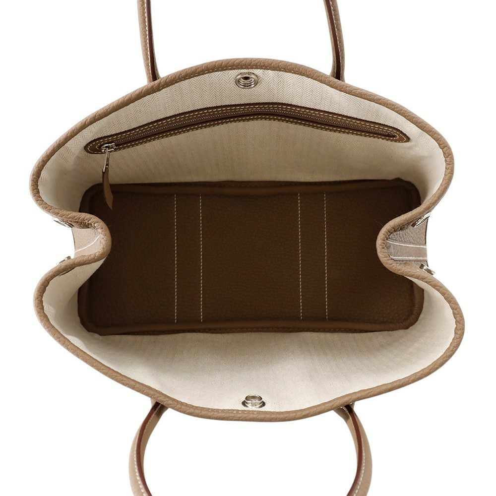 エルメス トートバッグ ガーデンパーティTPM エトゥープ/シルバー金具 ネゴンダ U刻印