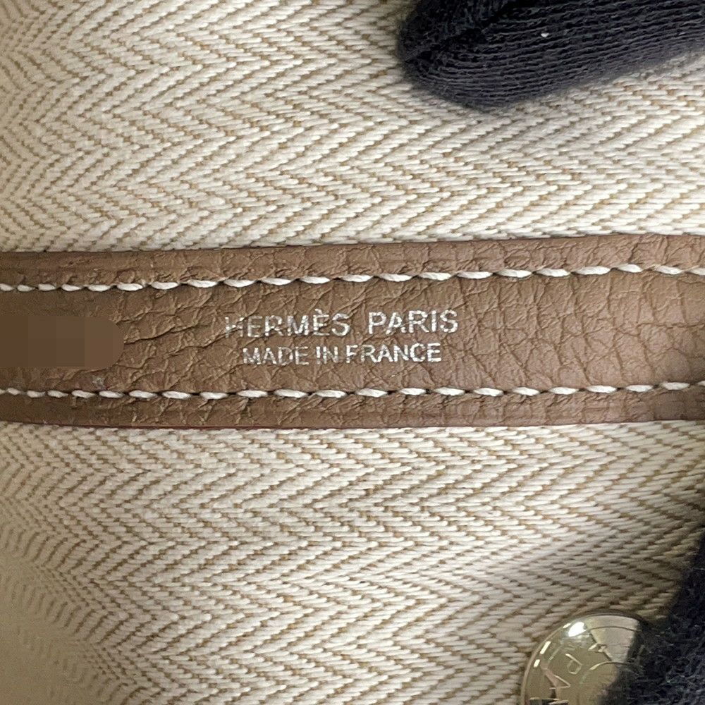 エルメス トートバッグ ガーデンパーティTPM エトゥープ/シルバー金具 ネゴンダ U刻印