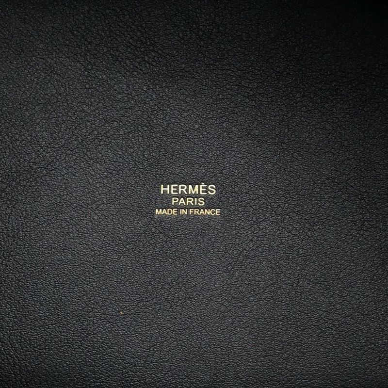 エルメス ハンドバッグ ピコタンロックPM カーゴ ブルーマリン/ブラック/ゴールド金具 トワルゴエラン/スイフト U刻印