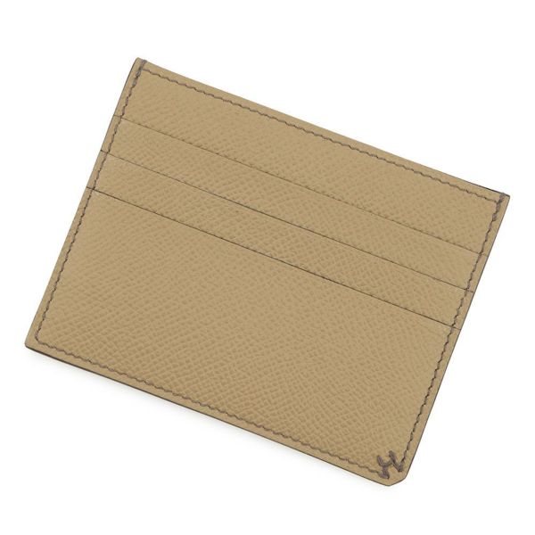 エルメス カードケース Hセリエ プシエール/ツンドラ エプソン K刻印 HERMES カード