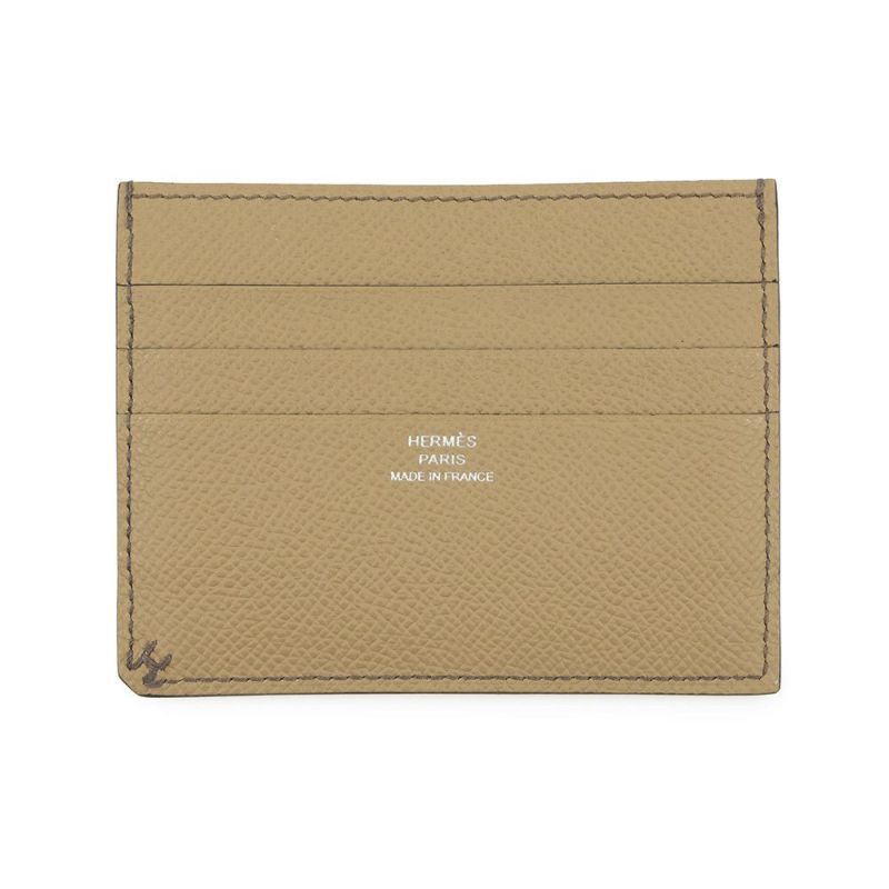 エルメス カードケース Hセリエ プシエール/ツンドラ エプソン K刻印 HERMES カード