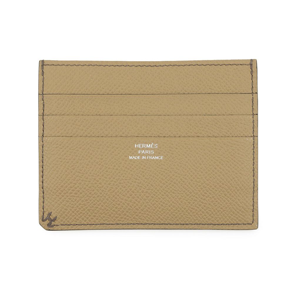 エルメス カードケース Hセリエ プシエール/ツンドラ エプソン K刻印 HERMES カード