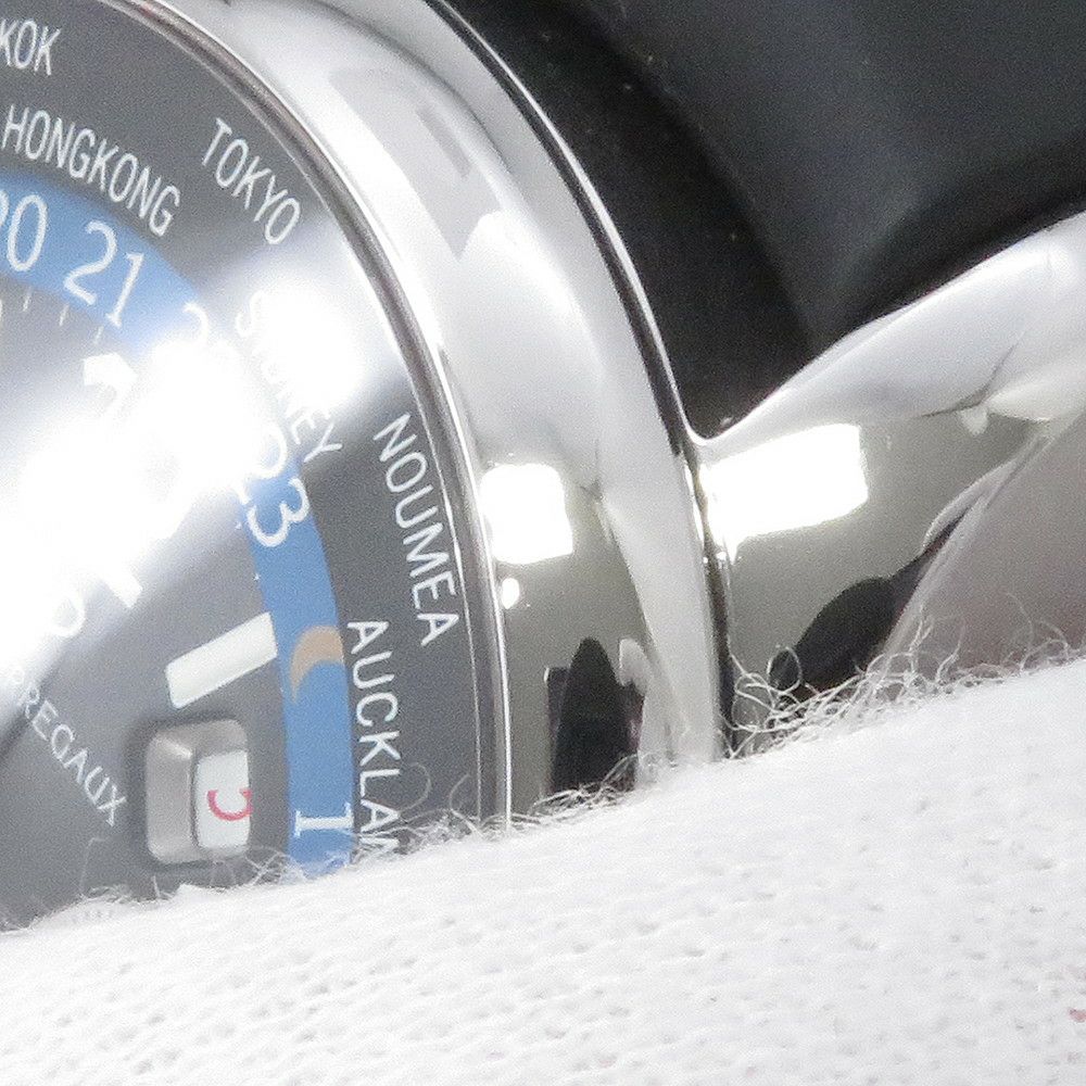 ジラールペルゴ WW.TC ワールドタイム クロノグラフ 49800 GIRARD-PERREGAUX 腕時計 黒文字盤