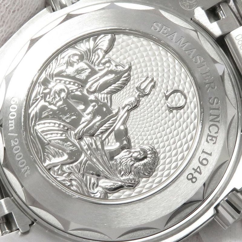 オメガ シーマスター プラネットオーシャン 600M コーアクシャル マスター クロノメーター 215.30.40.20.03.002 腕時計 サマーブルー文字盤