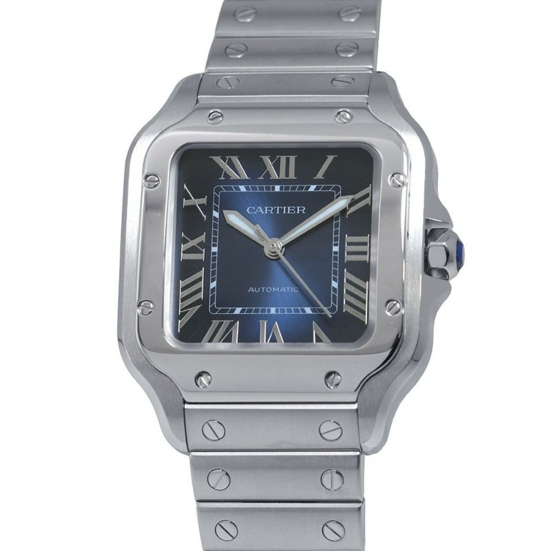 カルティエ サントス ドゥ カルティエ WSSA0063 Cartier 腕時計 ブルー文字盤