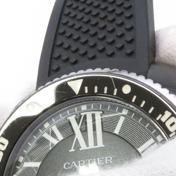 カルティエ カリブル ドゥ カルティエ ダイバー カーボン WCSA0006 Cartier 腕時計 黒文字盤