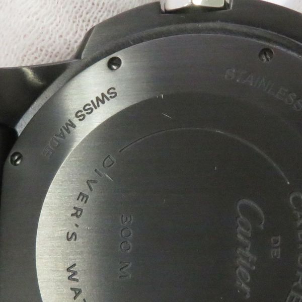 カルティエ カリブル ドゥ カルティエ ダイバー カーボン WCSA0006 Cartier 腕時計 黒文字盤
