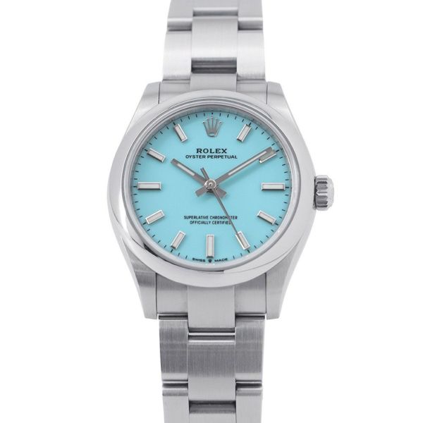 ロレックス オイスターパーペチュアル31 277200 ROLEX 腕時計 レディース ターコイズブルー文字盤