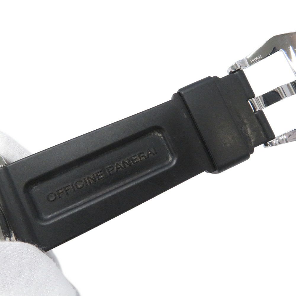 ルミノール マリーナ ロゴ アッチャイオ PAM01005 PANERAI 腕時計 ウォッチ 黒文字盤