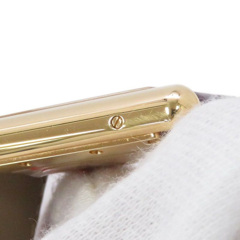 カルティエ タンク ルイ カルティエ LM WGTA0093 Cartier 腕時計 レッド文字盤 クォーツ