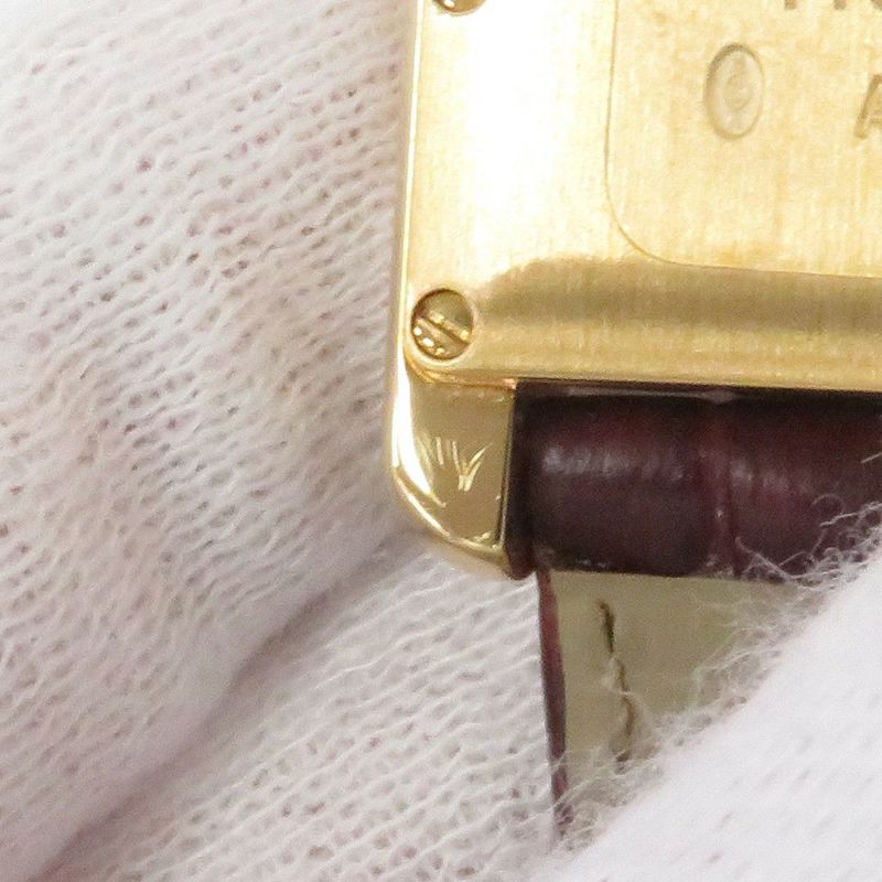 カルティエ タンク ルイ カルティエ LM WGTA0093 Cartier 腕時計 レッド文字盤 クォーツ