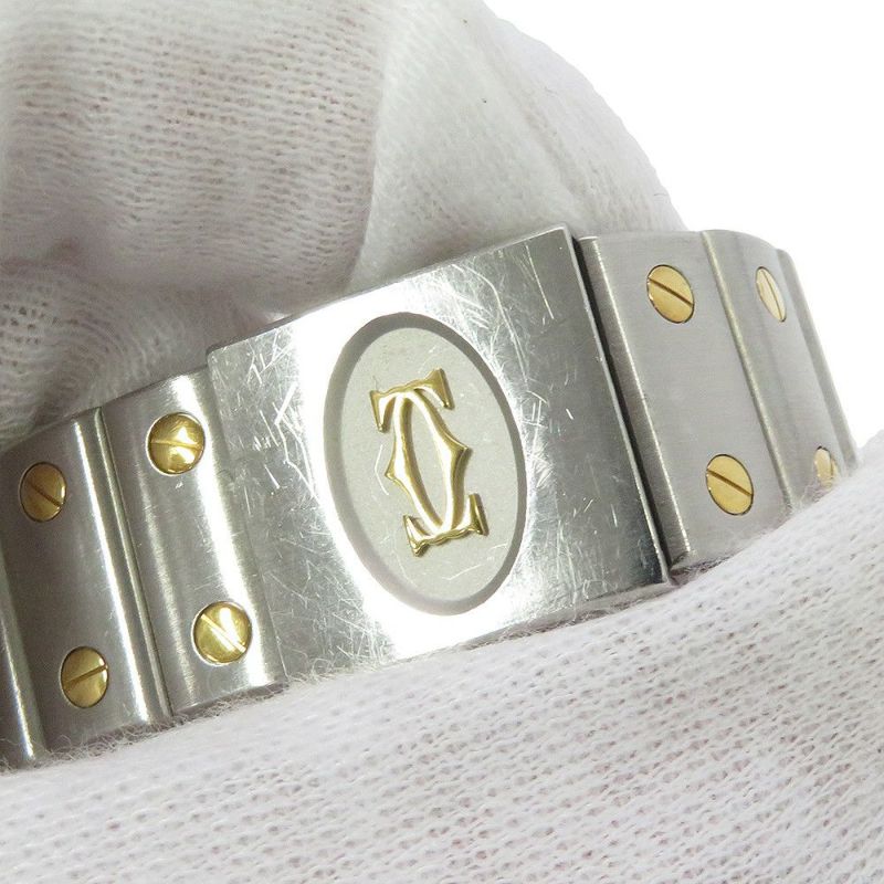 カルティエ サントスガルベ LM W20011C4 Cartier 腕時計 シルバー文字盤