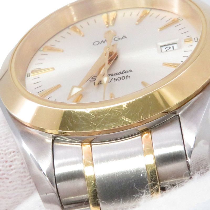 オメガ シーマスター アクアテラ 150M クォーツ 2377.30 OMEGA 腕時計 ウォッチ シルバー文字盤