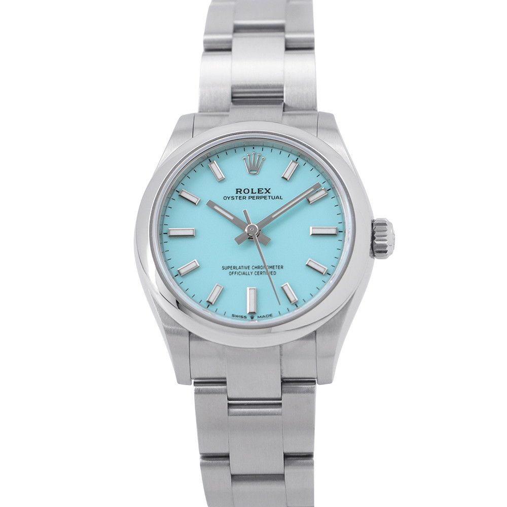 ロレックス オイスターパーペチュアル31 ランダムシリアル ルーレット 277200 ROLEX 腕時計 ターコイズ文字盤
