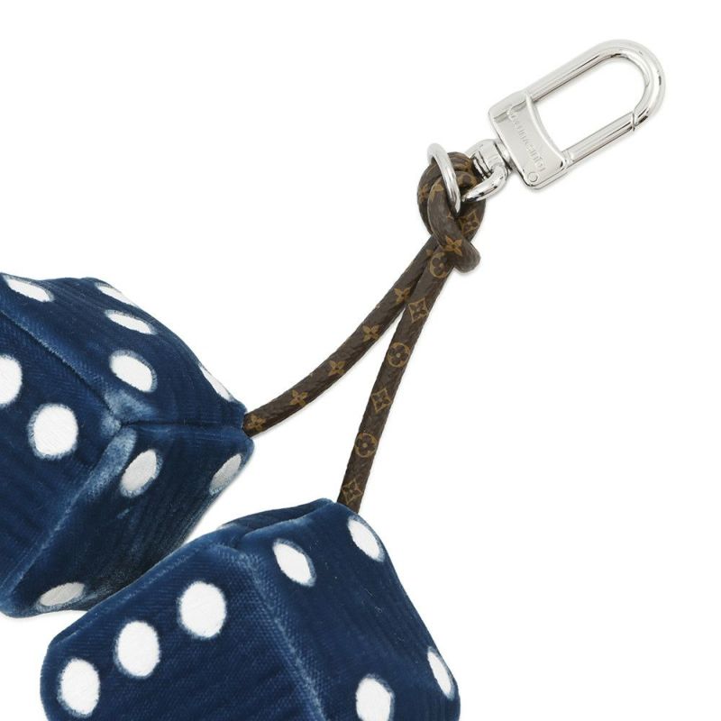 ルイヴィトン バッグチャーム モノグラム ベルベット LVラッキーダイス M03106 LOUIS VUITTON キーホルダー
